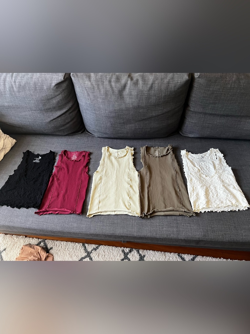 5 NWOT Free People Tops
See pictures for sizes  
All new without tag